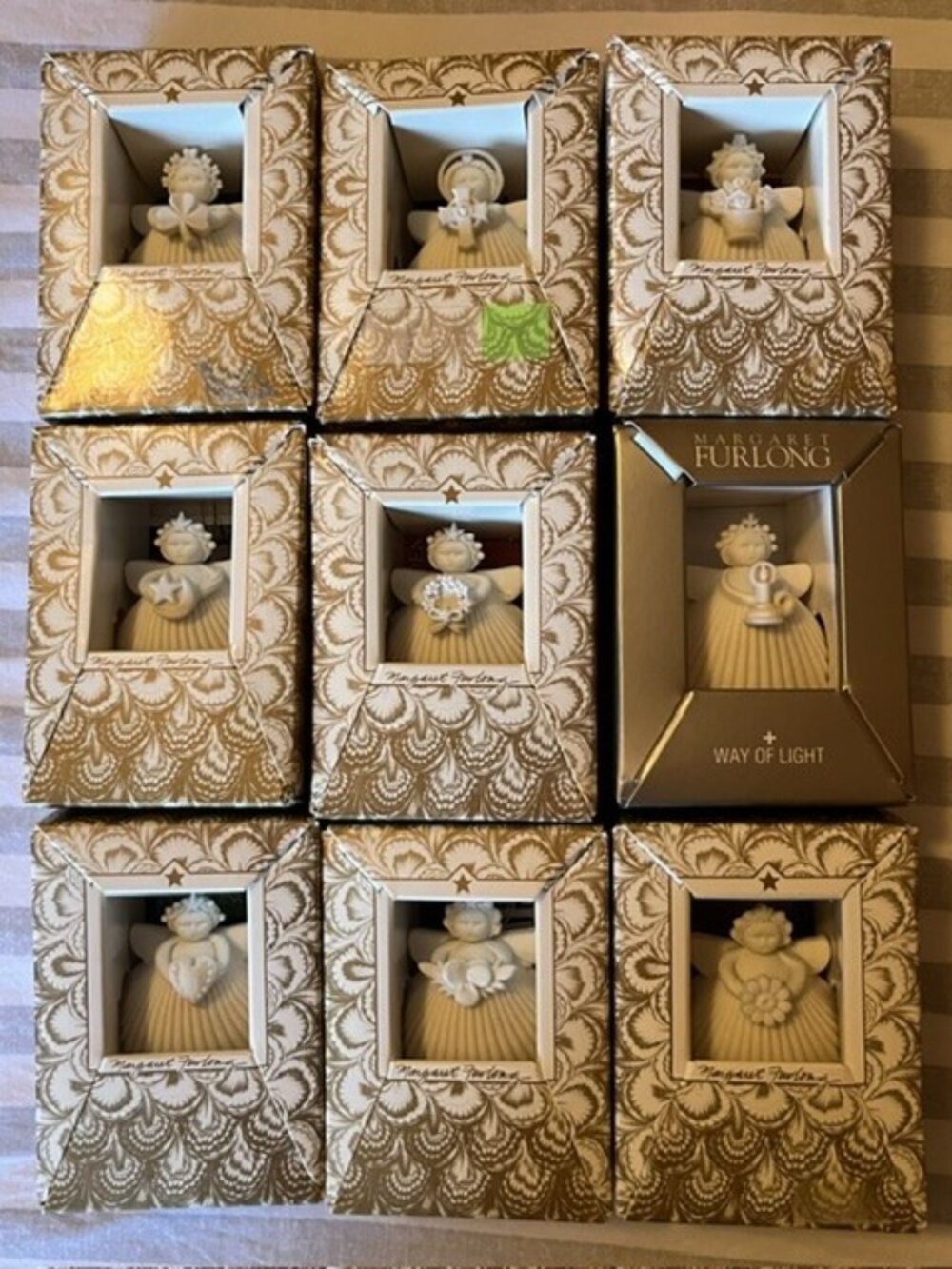 Margaret Furlong 2" angel ornaments